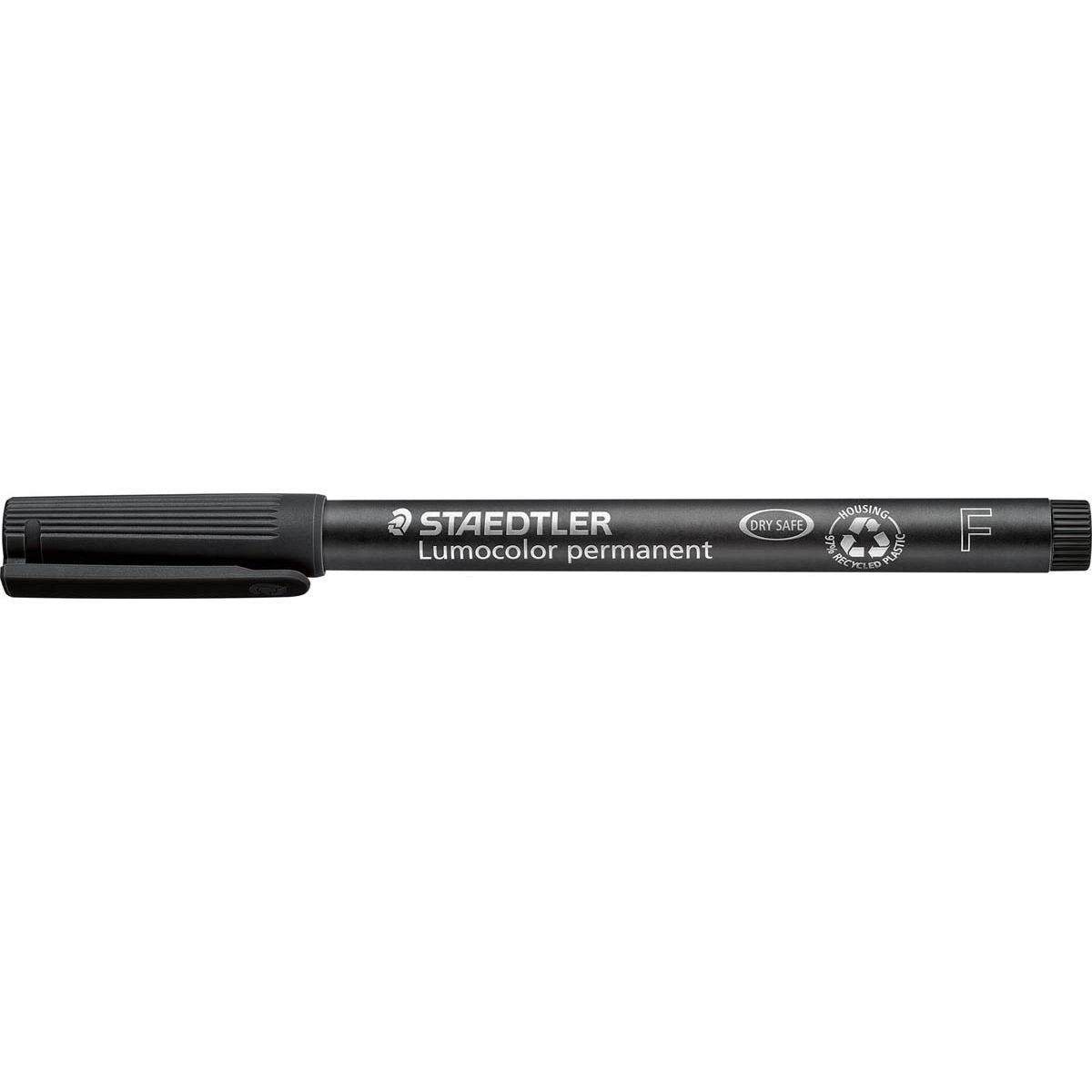 Staedtler Lumocolor 318, OHP-marker, permanent, 0,6 mm, zwart 1 Staedtler Lumocolor 318, OHP-marker, permanent, 0,6 mm, zwart