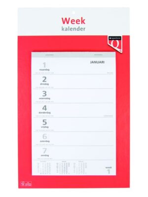 Weekkalender 2027 quantore | 10 stuks