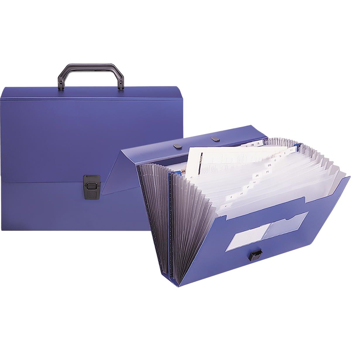Beautone voorordner, ft A4, blauw, 26 vakken 1 Beautone voorordner, ft A4, blauw, 26 vakken