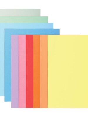 Exacompta dossiermap Super 180, voor ft A4, pak van 100 stuks, 10 geassorteerde kleuren