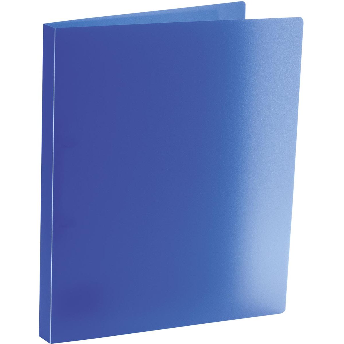 Bronyl ringmap, voor ft A4, uit PP, 2 D-ringen van 15 mm, transparant blauw 1 Bronyl ringmap, voor ft A4, uit PP, 2 D-ringen van 15 mm, transparant blauw