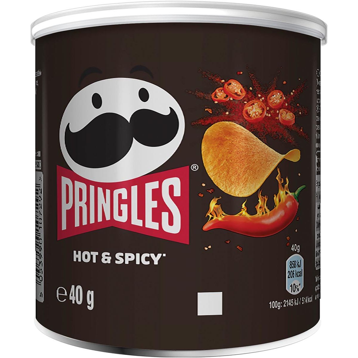 Pringles chips, 40g, hot & spicy 1 Pringles chips, 40g, hot & spicy