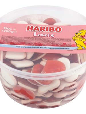 Haribo Lovers snoepgoed, pot van 150 stuks