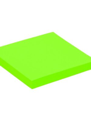 Memoblok quantore 76x76mm neon groen