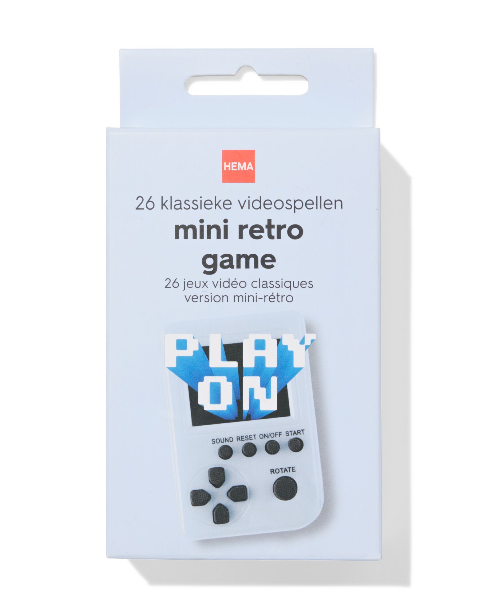 HEMA HEMA Mini Retro Game (lichtblauw) 1 HEMA HEMA Mini Retro Game (lichtblauw)