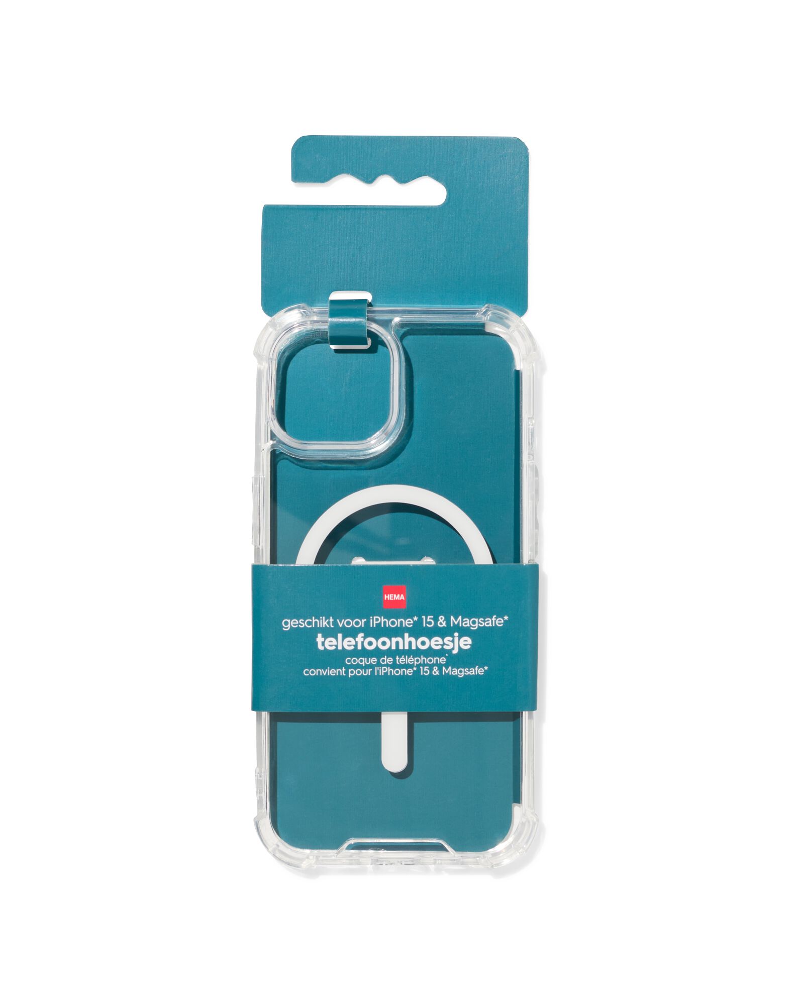 HEMA HEMA Softcase Met MagSafe Voor IPhone 15 Transparant 1 HEMA HEMA Softcase Met MagSafe Voor IPhone 15 Transparant