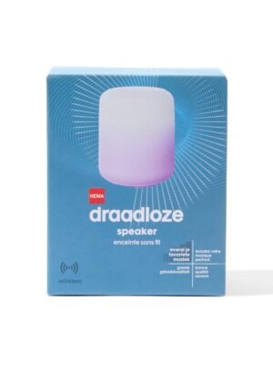 HEMA HEMA Draadloze Speaker Wit/roze