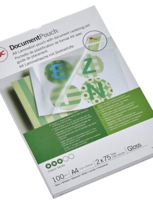 GBC Document Lamineerhoezen A4 2x75 micron Glanzend (100)