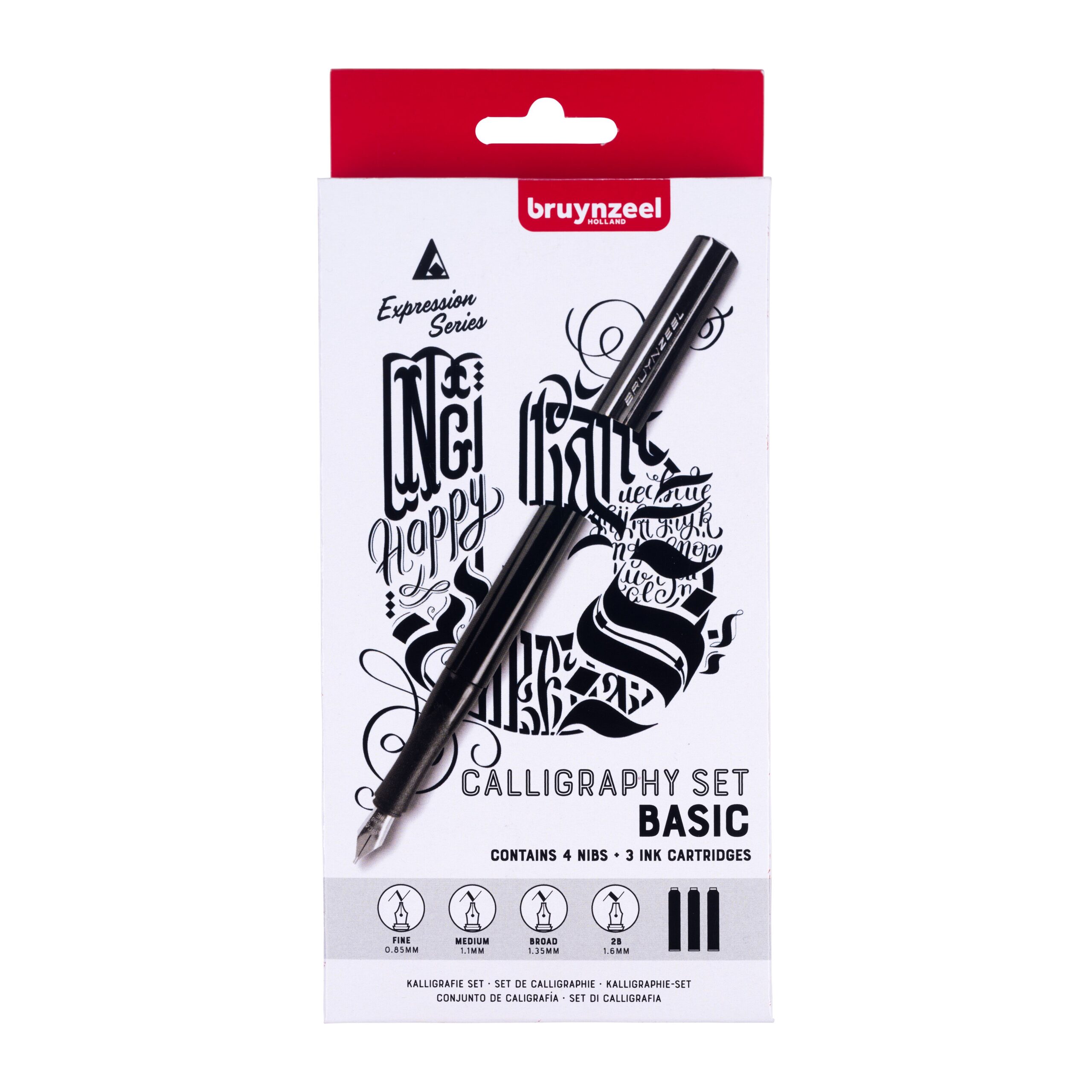 Kalligrafieset bruynzeel expression basic 8st 1 Kalligrafieset bruynzeel expression basic 8st