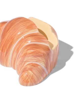 HEMA HEMA Telefoonhouder 12x5.5cm Croissant (oranje)