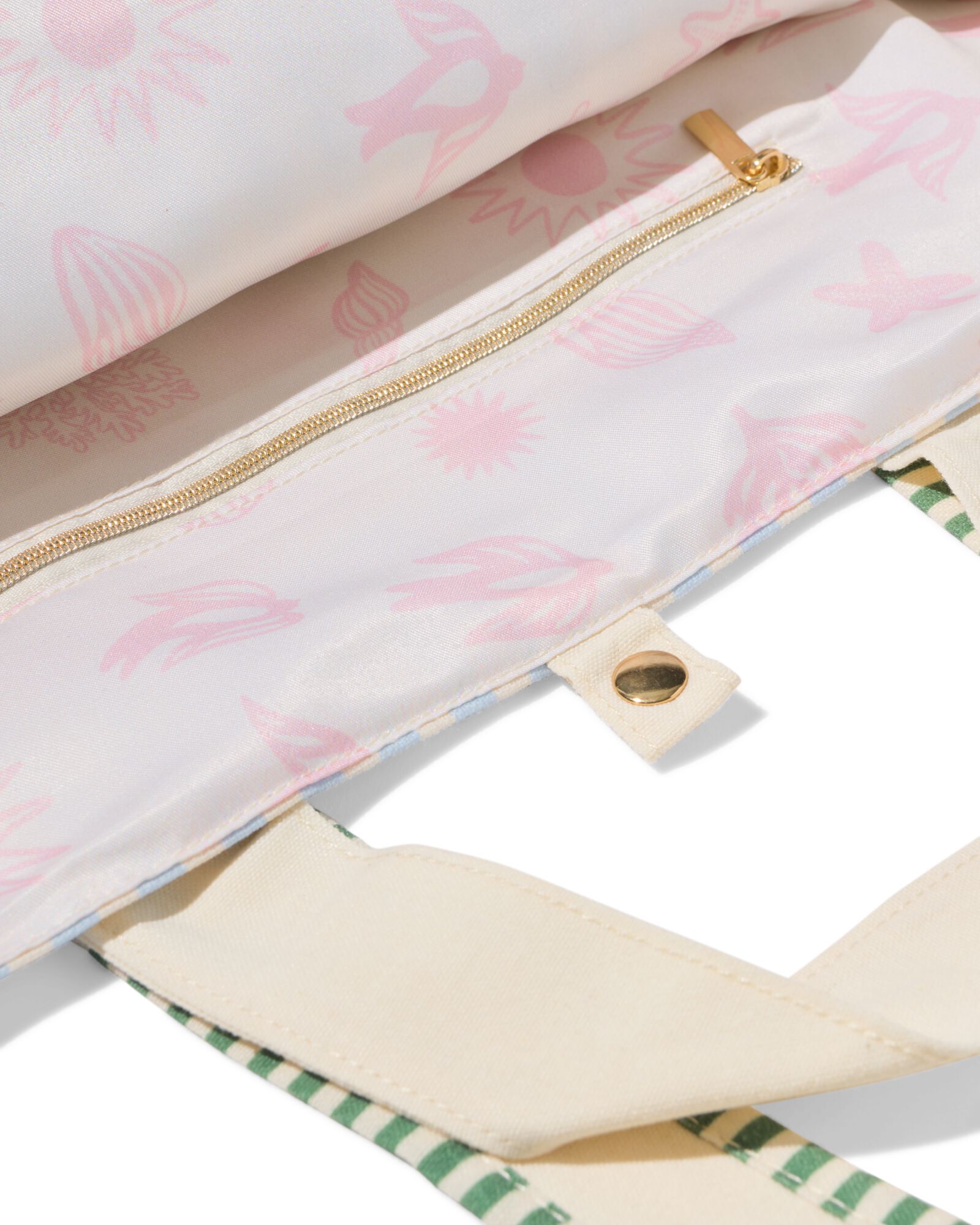 HEMA HEMA Strandtas 43x12x34cm Strepen 1 HEMA HEMA Strandtas 43x12x34cm Strepen