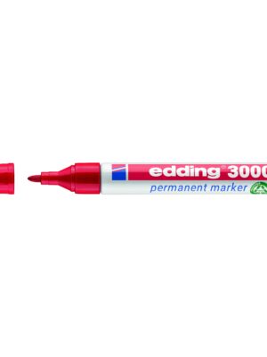 Viltstift edding 3000 rond 1.5-3mm rood | 10 stuks