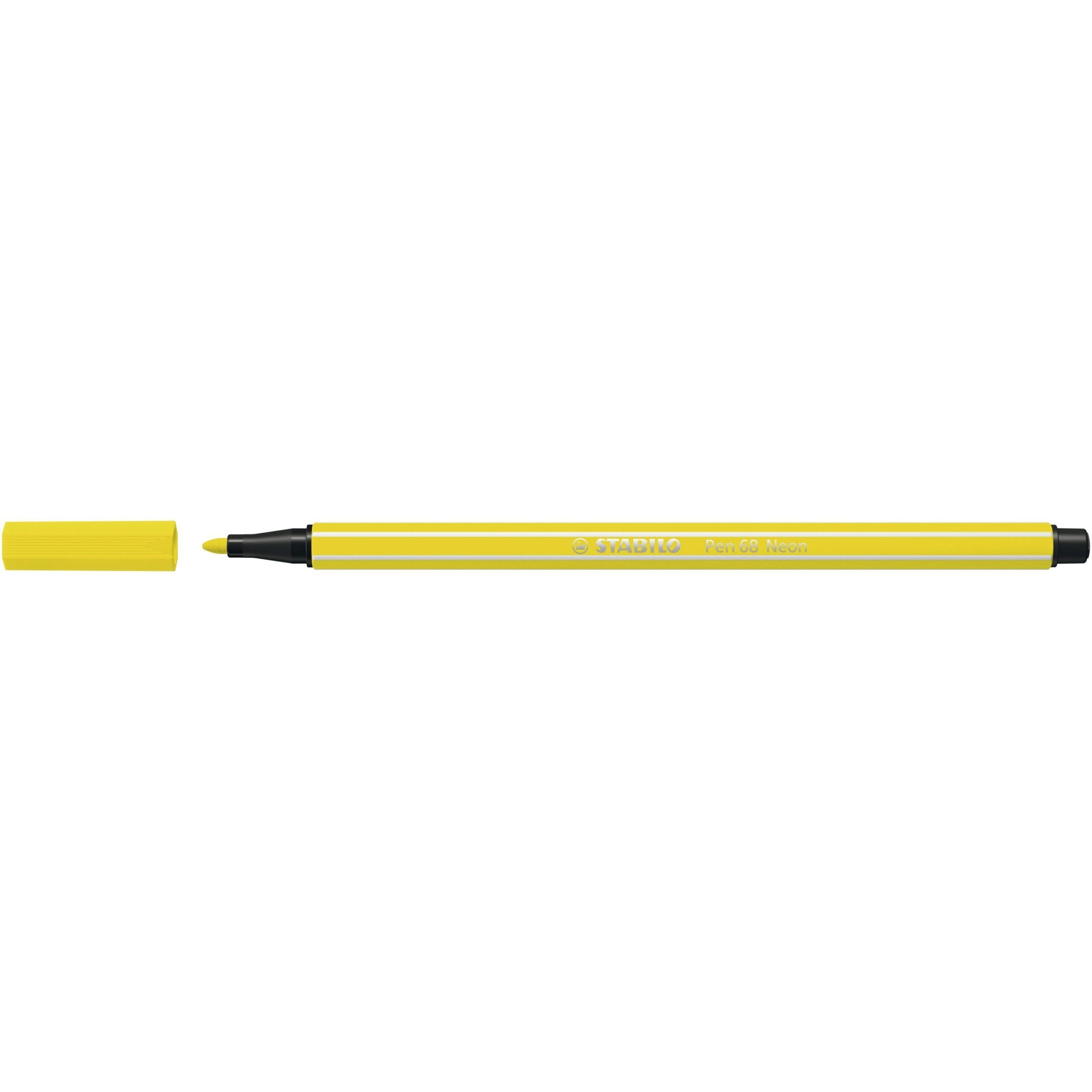Viltstift stabilo pen 68/024 m neon geel | 10 stuks 1 Viltstift stabilo pen 68/024 m neon geel | 10 stuks
