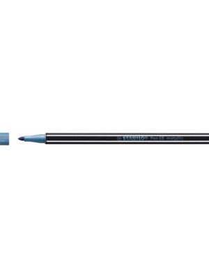 STABILO Pen 68 metallic, premium viltstift, metallic blauw, per stuk