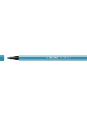 Viltstift stabilo pen 68/031 m neon blauw | 10 stuks