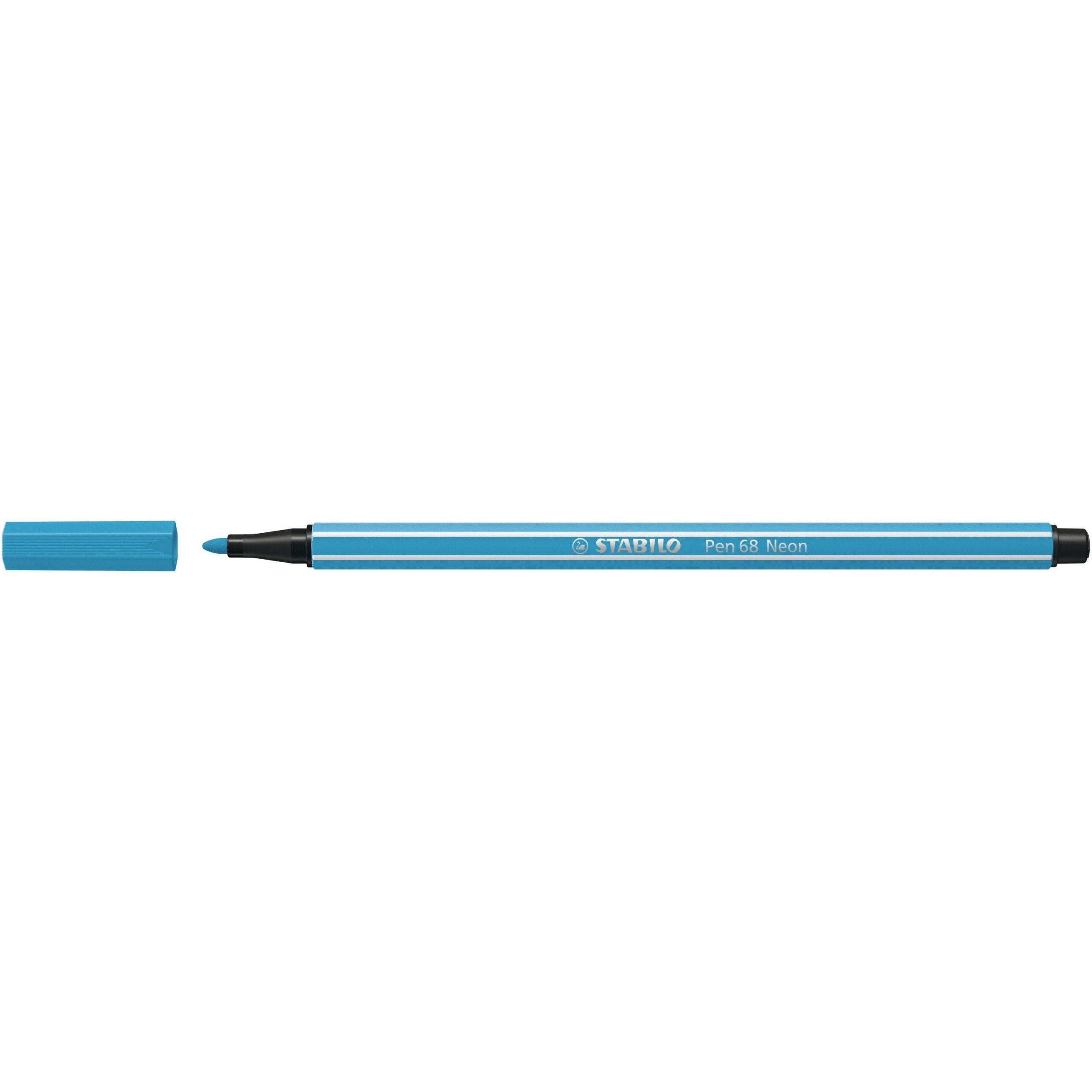 Viltstift stabilo pen 68/031 m neon blauw | 10 stuks 1 Viltstift stabilo pen 68/031 m neon blauw | 10 stuks