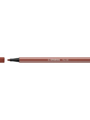 Viltstift stabilo pen 68/75 m sienna | 10 stuks