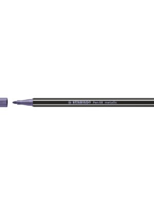 Viltstift stabilo pen 68/855 m metallic lila