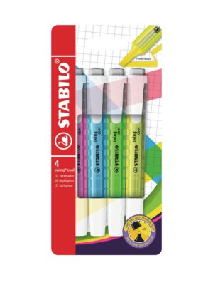 Markeerstift stabilo swing cool 275/4 4st assorti | 5 stuks