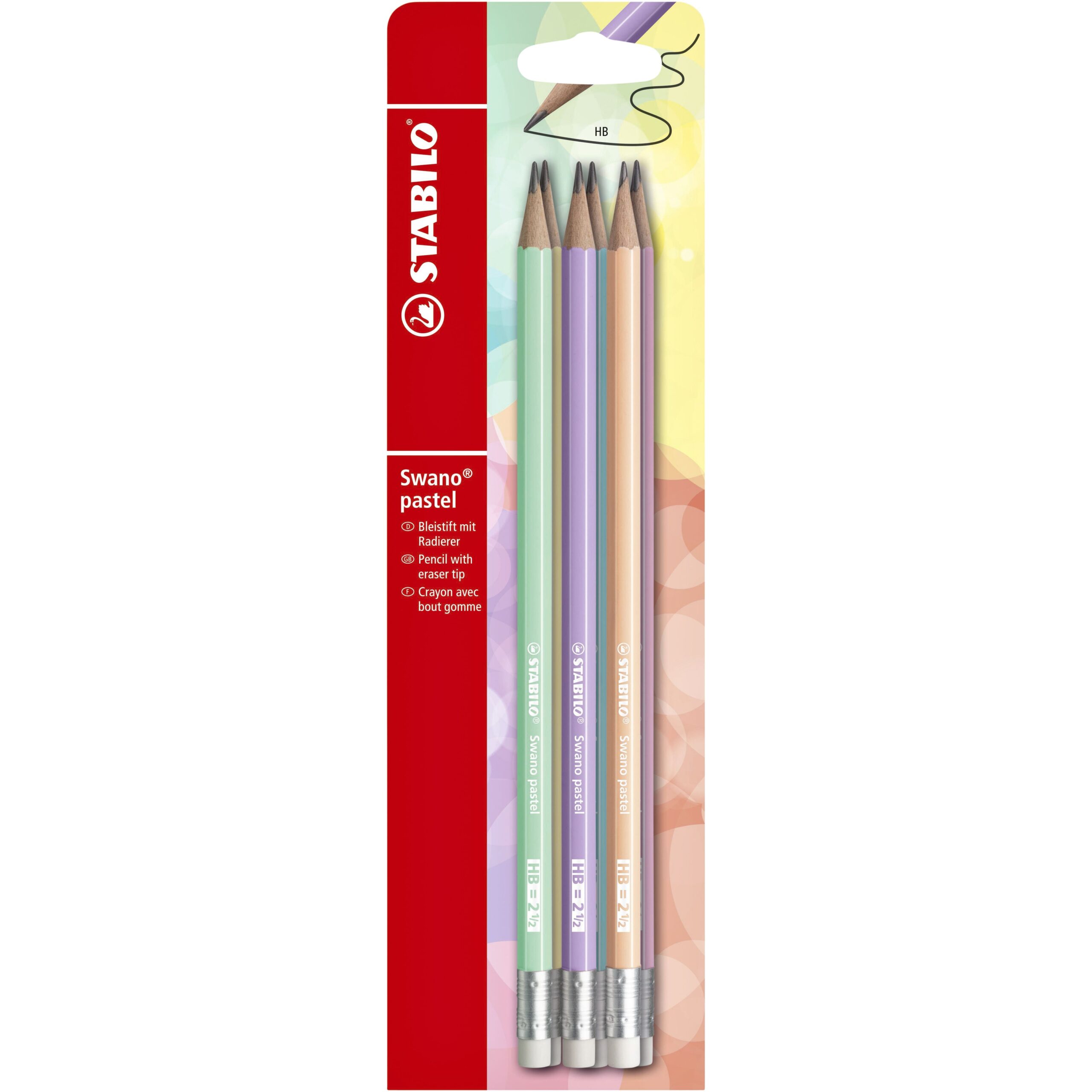 STABILO Swano Pastel HB 6 stuk(s) 1 STABILO Swano Pastel HB 6 stuk(s)