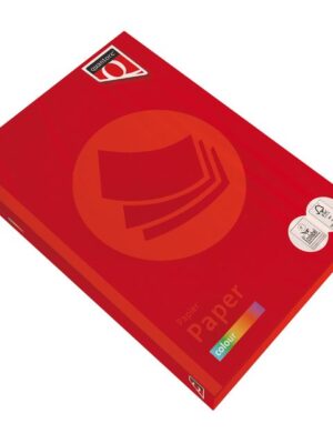 Kopieerpapier quantore colour a4 120gr felrood | 5 stuks