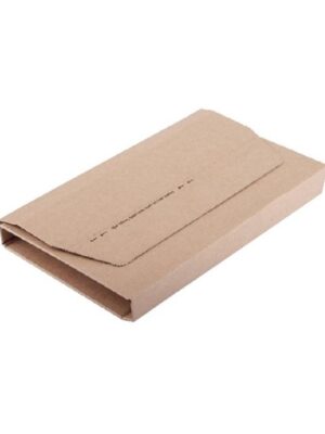 Wikkelverpakking iezzy a5 met zelfkl strip bruin | 10 stuks