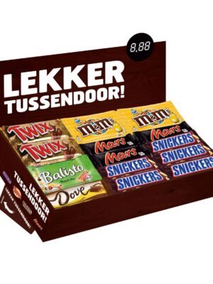 Snoep verzameldoos mars snickers twix mm balisto
