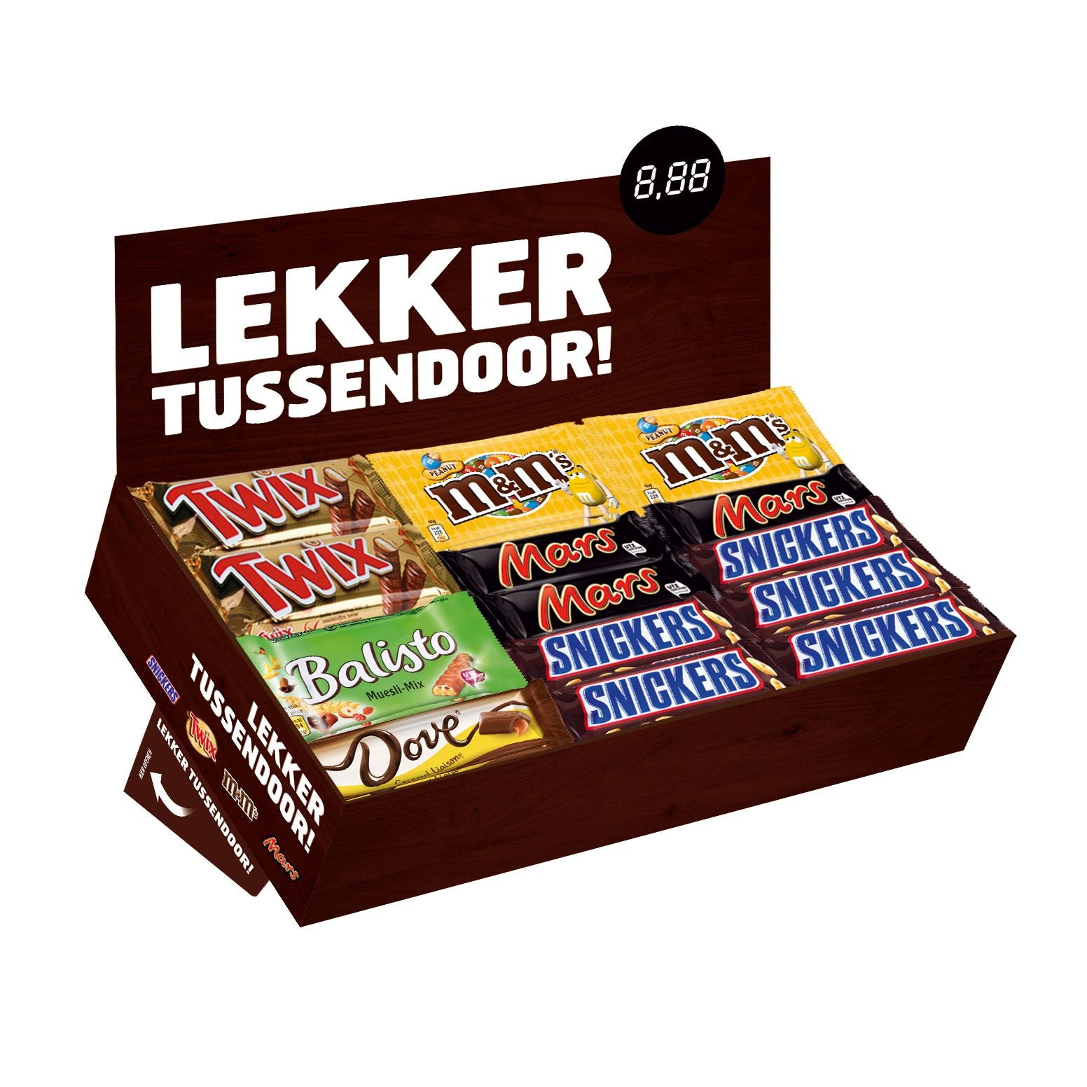 Snoep verzameldoos mars snickers twix mm balisto 1 Snoep verzameldoos mars snickers twix mm balisto