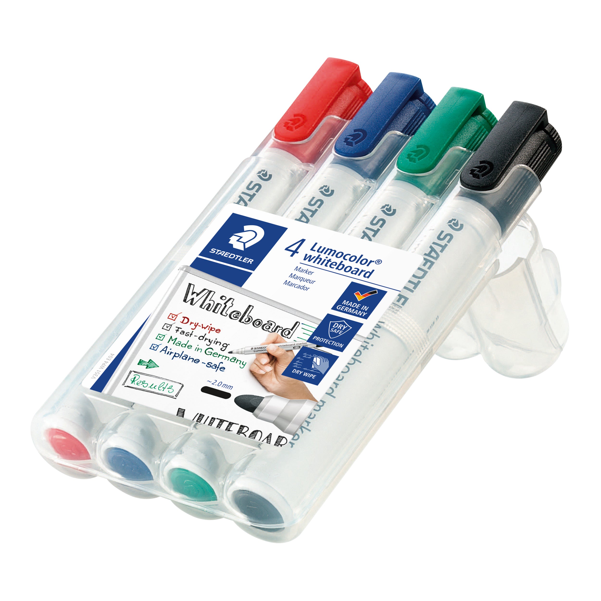 Whiteboardmarker staedtler lumo 351 4st ass 1 Whiteboardmarker staedtler lumo 351 4st ass