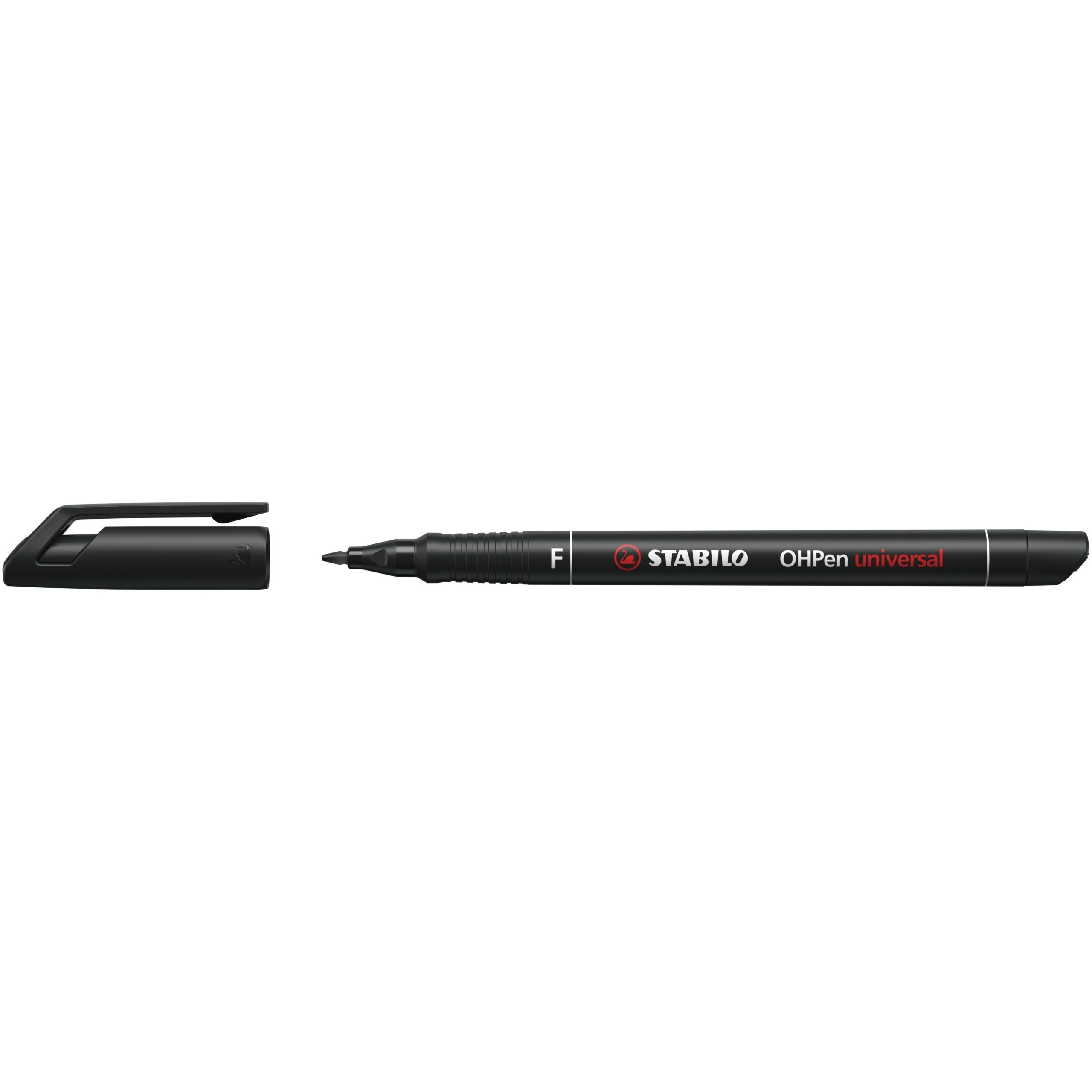STABILO OHPen, permanent marker, fine 0.7 mm, zwart, per stuk 1 STABILO OHPen, permanent marker, fine 0.7 mm, zwart, per stuk