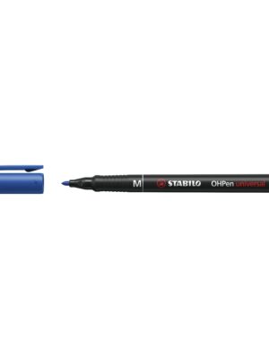 STABILO OHPen, permanent marker, medium 1.0 mm, blauw, per stuk