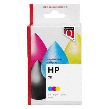 Inktcartridge quantore hp 78 c6578a kleur 1 Inktcartridge quantore hp 78 c6578a kleur