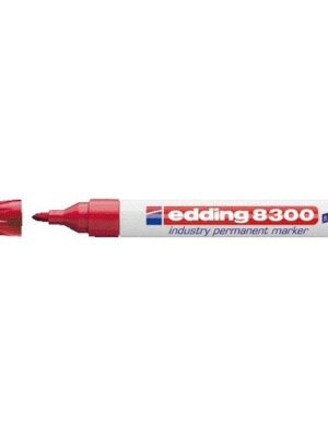 Viltstift edding 8300 industrie rond 1-3mm rood