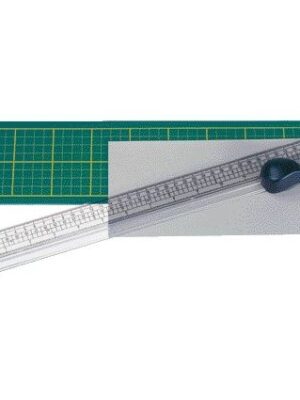 Snijliniaal alco met mat 38x10cm