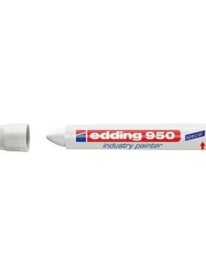 Viltstift edding 950 pasta rond 10mm wit | 10 stuks
