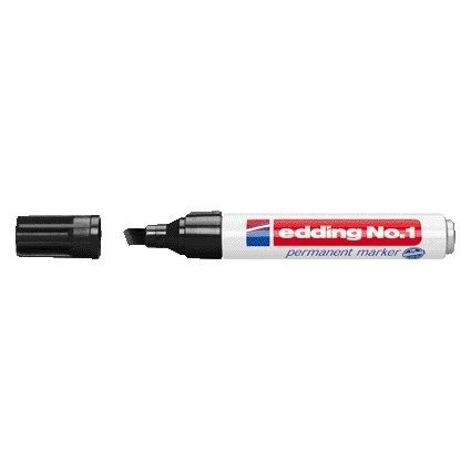 Viltstift edding 1 schuin 1-5mm zwart 1 Viltstift edding 1 schuin 1-5mm zwart