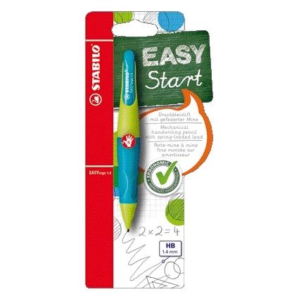 Vulpotlood stabilo easyergo hb 1.4mm rechts lim/bl | 5 stuks 1 Vulpotlood stabilo easyergo hb 1.4mm rechts lim/bl | 5 stuks