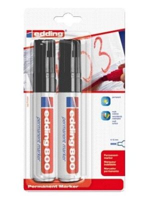 Viltstift edding 800 schuin 4-12mm zwart