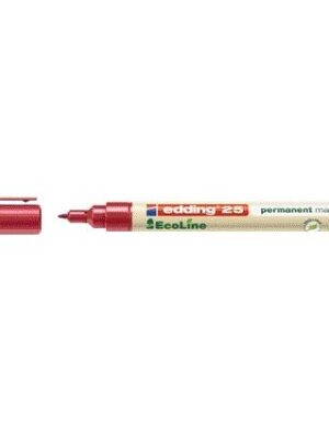 Viltstift edding 25 eco rond 1mm rood | 10 stuks