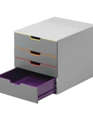 Ladenbox durable varicolor 4 laden grijs