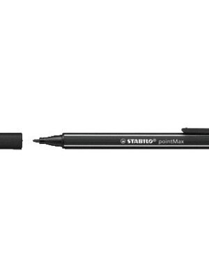 STABILO pointMax, hardtip fineliner 0.8 mm, zwart, per stuk