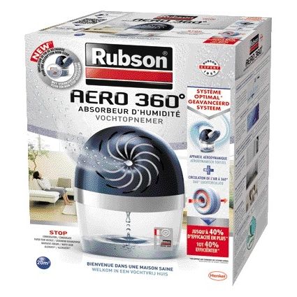 Vochtopnemer rubson aero 360 systeem compleet 1 Vochtopnemer rubson aero 360 systeem compleet