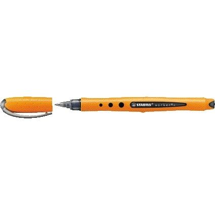 STABILO worker+, Rollerball, Medium 0.5 mm, doos 10 stuks, zwart 1 STABILO worker+, Rollerball, Medium 0.5 mm, doos 10 stuks, zwart