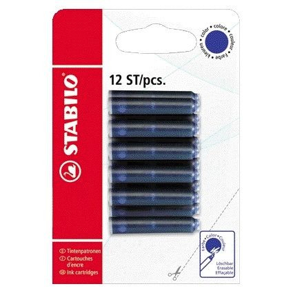 Inktpatroon stabilo blauw | 10 stuks 1 Inktpatroon stabilo blauw | 10 stuks