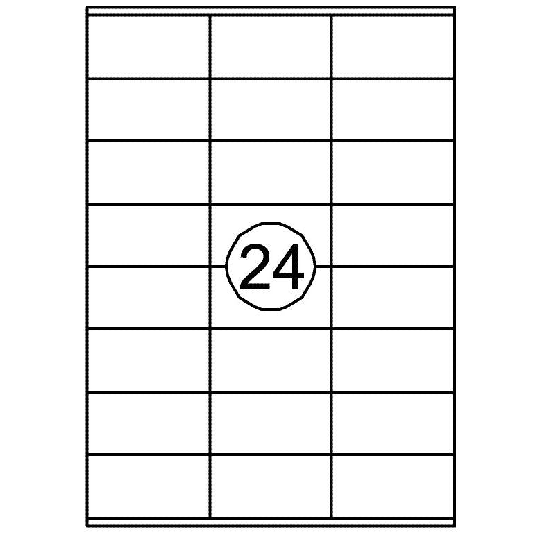 Etiket quantore 70x36mm 2400st 1 Etiket quantore 70x36mm 2400st