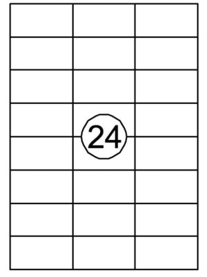 Etiket quantore 70x37mm 2400st