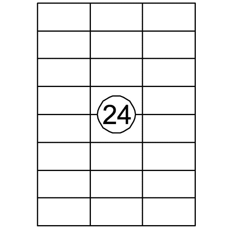 Etiket quantore 70x37mm 2400st 1 Etiket quantore 70x37mm 2400st