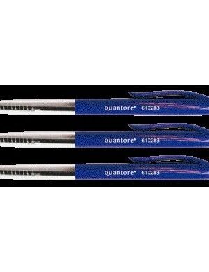 Balpen quantore drukknop blauw