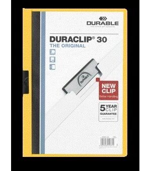 Klemmap durable duraclip a4 3mm 30v gl | 25 stuks
