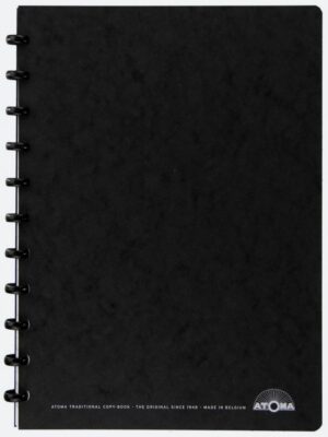 Atoma meetingbook, ft A4, zwart, geruit 5 mm